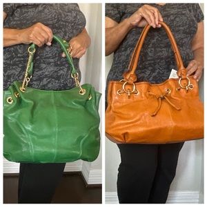 Double set! 2 Antonio Melani Bold and Beautiful Totes … New With Tags